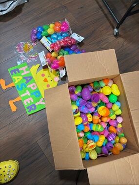 Colorful Plastic Easter Eggs - Multi Color Pack